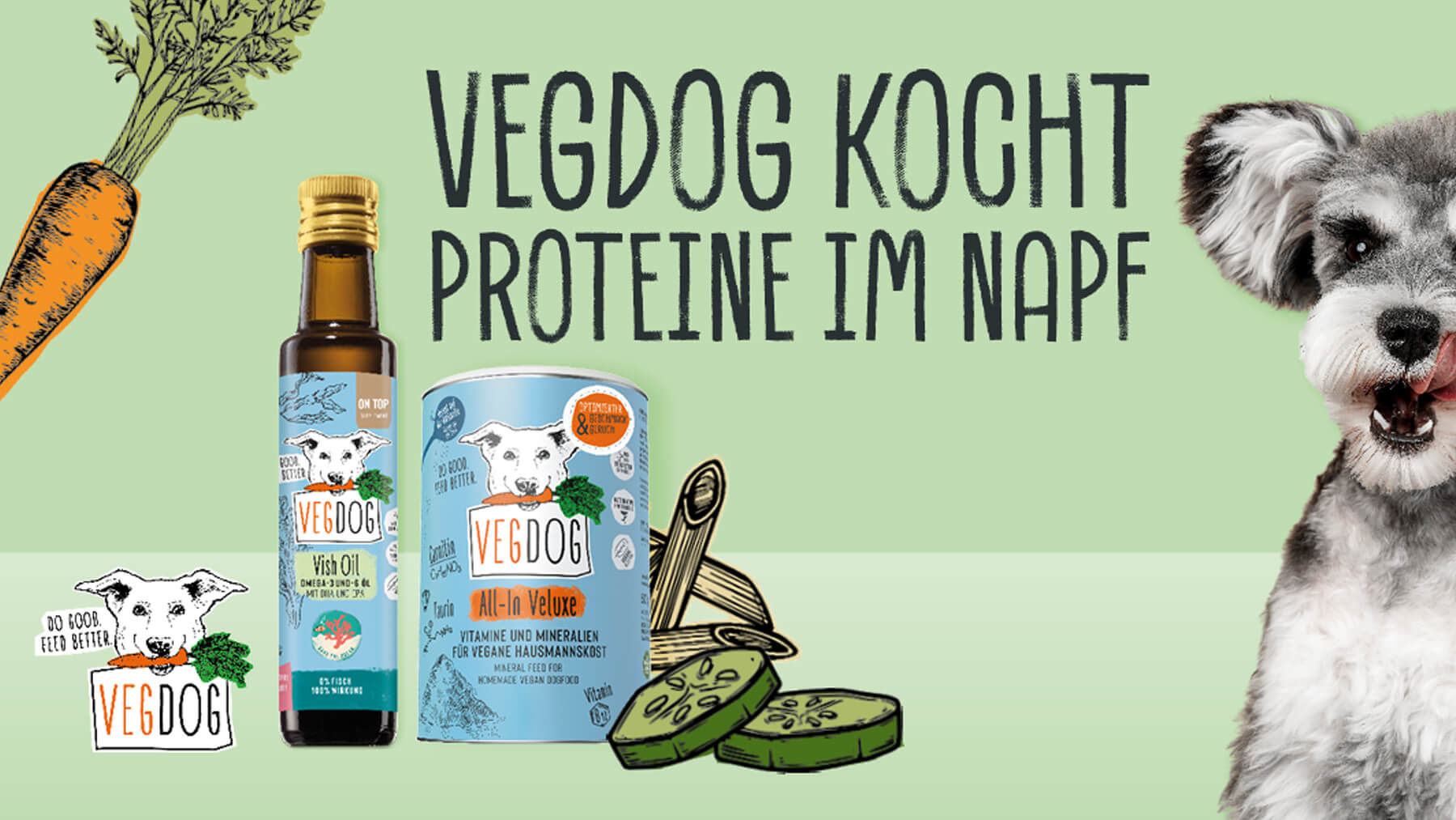 VEGDOG KOCHT: PROTEINE IM NAPF