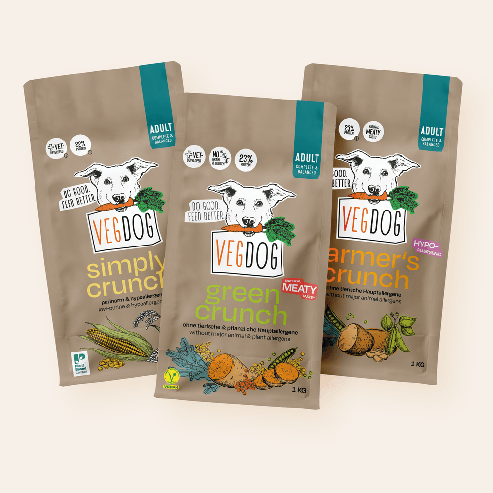 VEGDOG Veganes Premium Hundefutter | von Tierrzten entwickelt. | VEGDOG DE