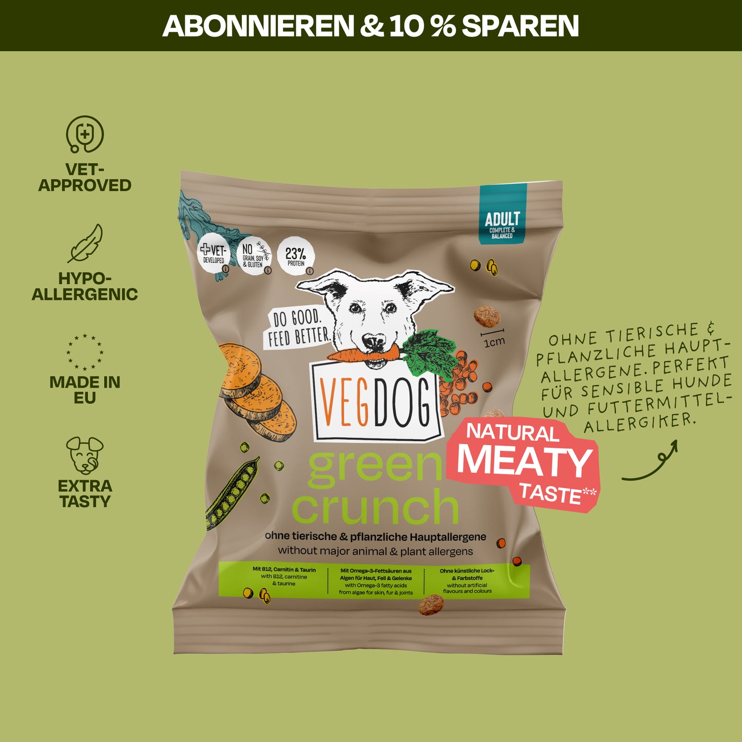 Green Crunch Sample bag