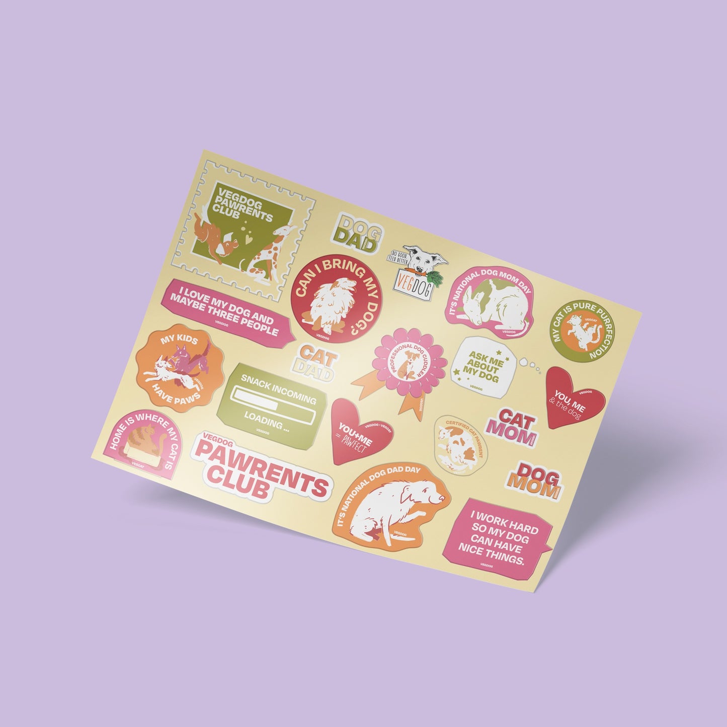 Pa(w)rents Sticker-Sheet